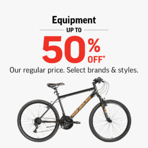 Equipment Up to 50% off